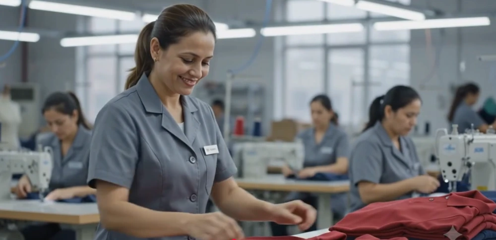 Aqeel & Sons Uniform Manufacturing Team Uniform manufacturing team producing quality custom uniforms at Aqeel & Sons