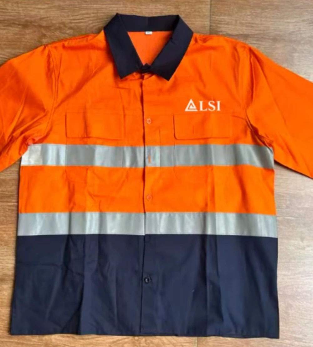Factory worker uniforms for industrial workplaces