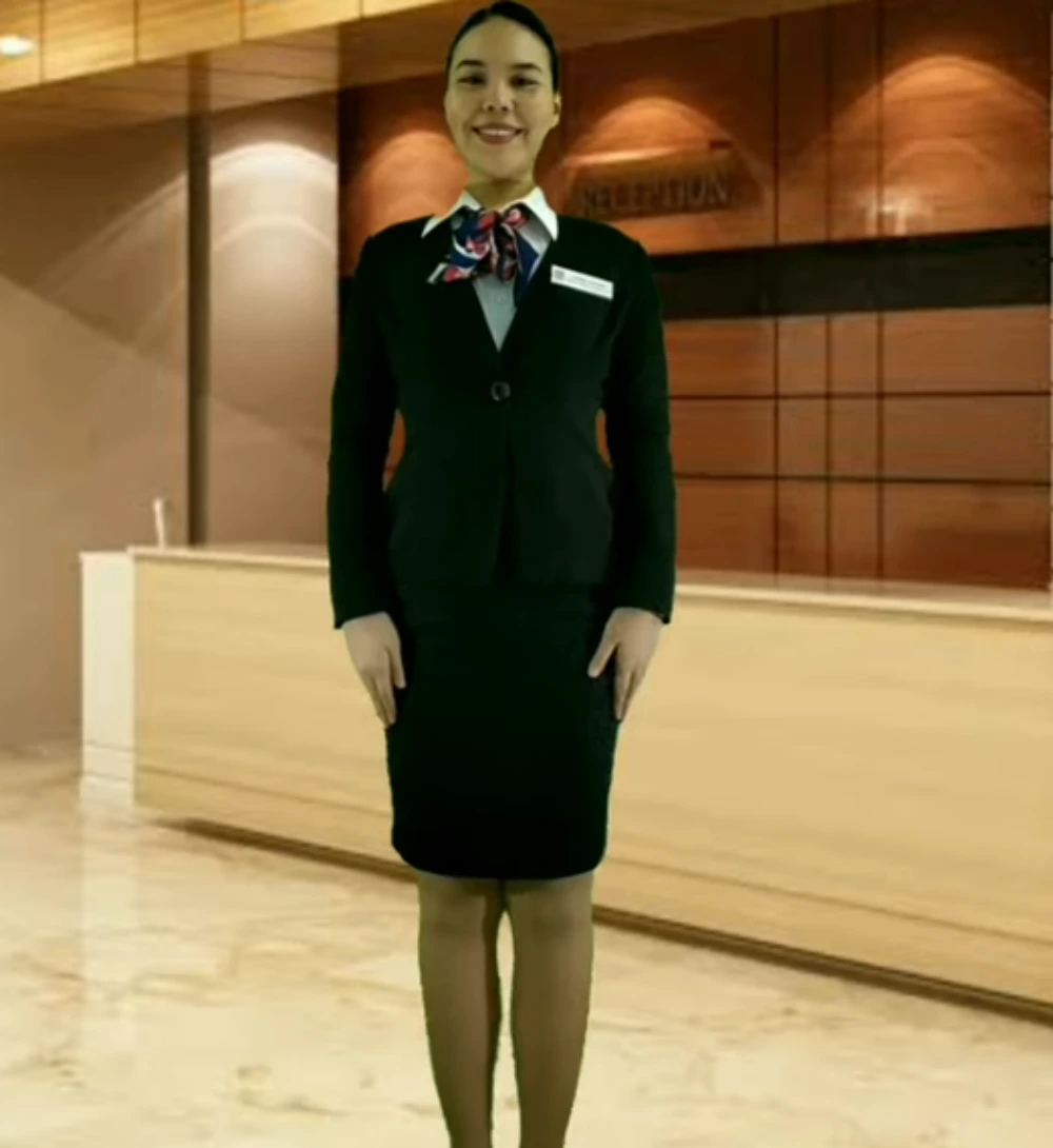 Front office and reception uniforms for hotel staff