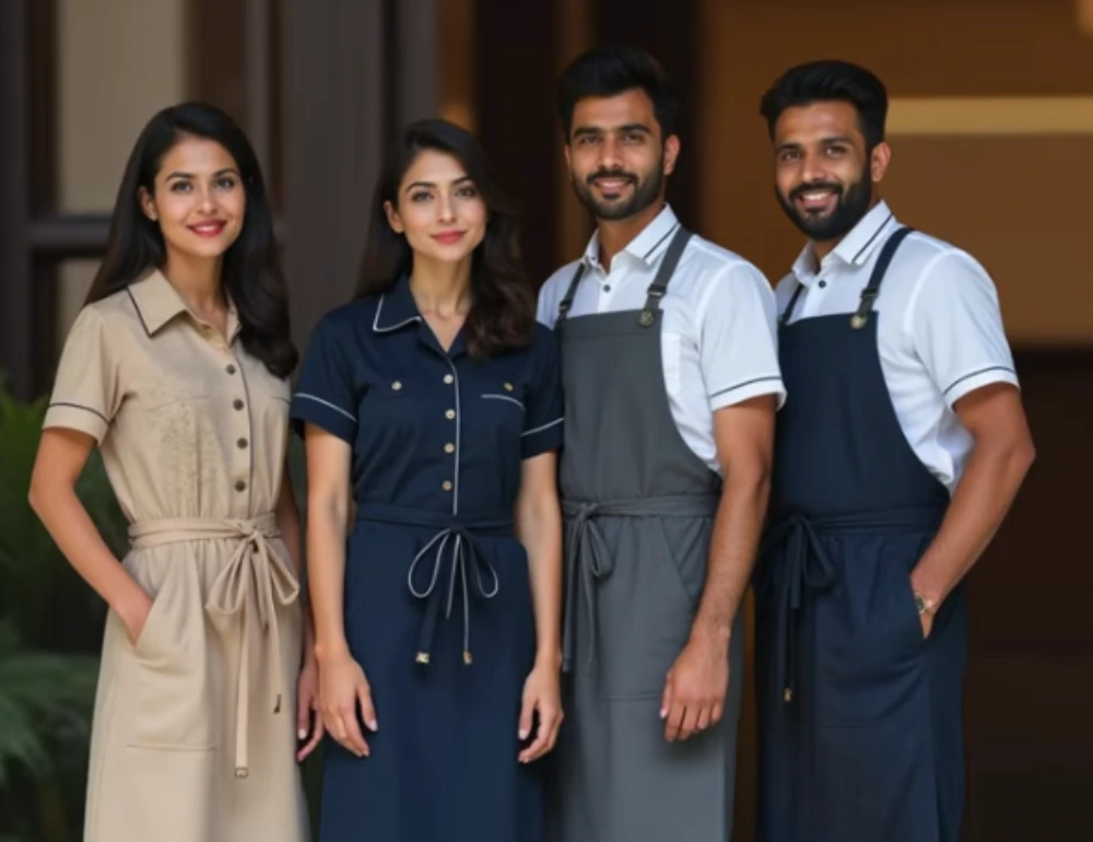 Housekeeping uniforms for hotel staff
