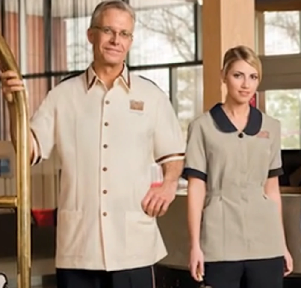 Banquet and catering uniforms for hospitality staff